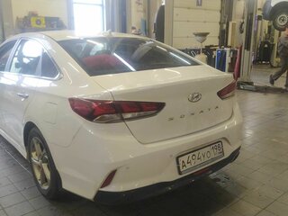 2018 Hyundai Sonata VII (LF) Рестайлинг, белый, 1580000 рублей, вид 4