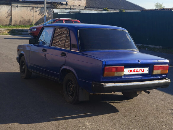 2005 Lada (ВАЗ) 2107, синий, 100000 рублей - вид 5