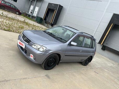 2002 Mazda Demio I (DW), голубой, 285000 рублей, вид 4