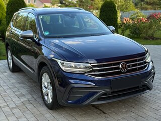 2022 Volkswagen Tiguan Allspace II Рестайлинг, синий, 2825000 рублей, вид 3