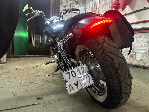 2001 Honda Shadow 400, чёрный, 300000 рублей - вид 4