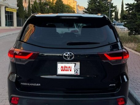 2020 Toyota Highlander III (XU50) Рестайлинг, чёрный, 3810000 рублей, вид 3