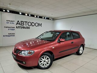2001 Nissan Almera II (N16), красный, 299000 рублей, вид 1