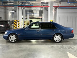 1992 Mercedes-Benz S-Класс 600 Long III (W140), синий, 4200000 рублей, вид 4