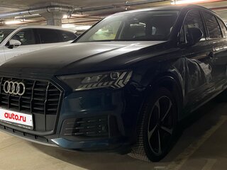 2021 Audi Q7 45 TDI II (4M) Рестайлинг, синий, 8200000 рублей, вид 2