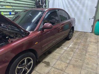 2006 Kia Spectra I Рестайлинг 2, красный, 280000 рублей, вид 3