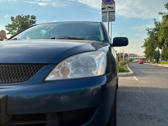 2006 Mitsubishi Lancer IX Рестайлинг, синий, 350000 рублей