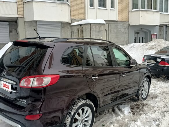 2011 Hyundai Santa Fe II Рестайлинг, пурпурный, 1400000 рублей - вид 5