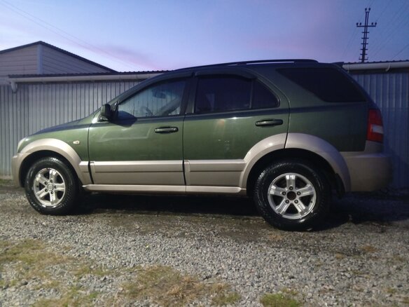 2005 Kia Sorento 5-speed I, зелёный, 550000 рублей - вид 9