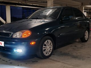 1998 Daewoo Lanos, зелёный, 320000 рублей, вид 1
