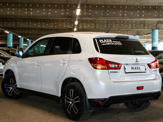 2014 Mitsubishi ASX I Рестайлинг, белый, 1295000 рублей, вид 4