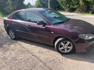 2007 Mazda 3 I (BK) Рестайлинг, пурпурный, 240000 рублей, вид 5