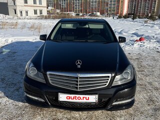 2012 Mercedes-Benz C-Класс 180 BlueEFFICIENCY III (W204) Рестайлинг, чёрный, 1550000 рублей, вид 1