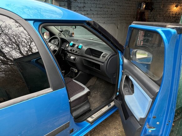 2008 Skoda Roomster I, синий - вид 4