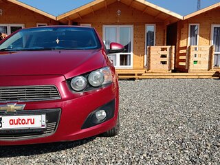 2013 Chevrolet Aveo II, красный, 640000 рублей, вид 3
