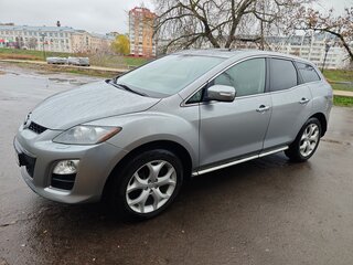 2010 Mazda CX-7 I Рестайлинг, серебристый, 980000 рублей, вид 1