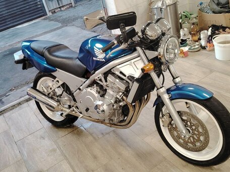 1987 Honda CB 400 Super Four, синий, 315000 рублей, вид 4