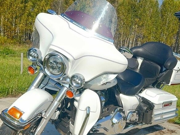 2012 Harley-Davidson Electra Glide, белый, 890000 рублей - вид 4