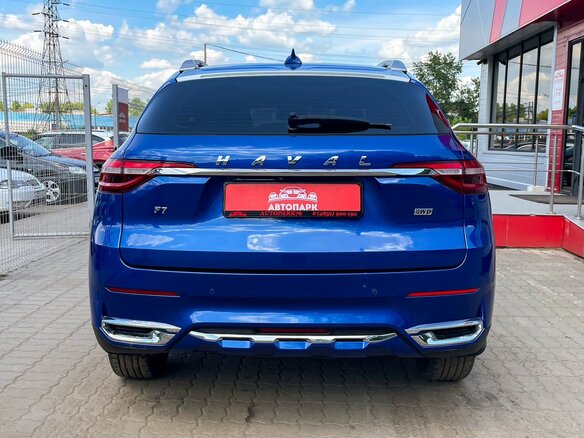 2019 Haval F7 I, синий - вид 4
