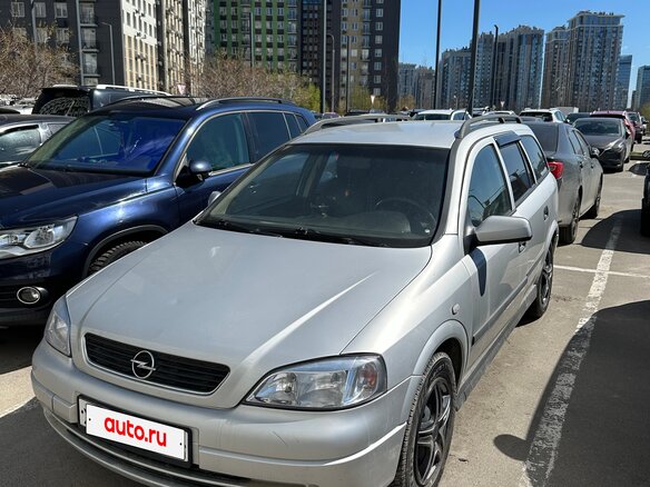 2003 Opel Astra G, серебристый, 570000 рублей