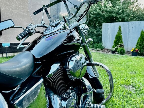 2002 Honda Shadow 750, чёрный, 425000 рублей - вид 8