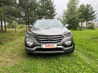 2017 Hyundai Santa Fe III Рестайлинг, серый, 2050000 рублей, вид 4