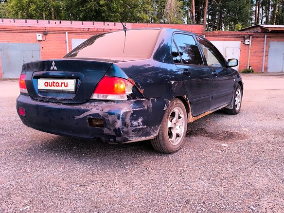 2005 Mitsubishi Lancer IX Рестайлинг, синий, 230000 рублей - вид 4