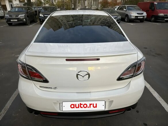 2010 Mazda 6 II (GH) Рестайлинг, белый, 985000 рублей - вид 5