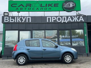 2012 Renault Sandero I, голубой, 549000 рублей, вид 4