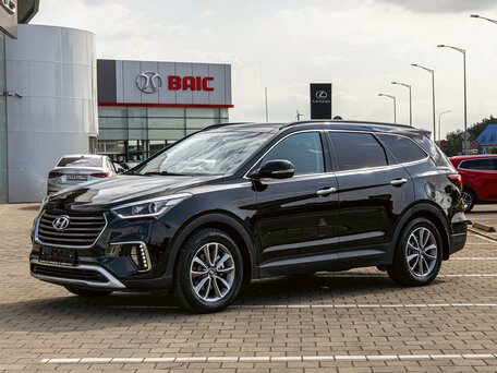 2017 Hyundai Santa Fe III Рестайлинг, чёрный, 2055000 рублей, вид 1
