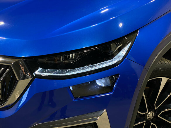 2022 Skoda Kodiaq I Рестайлинг, синий, 3949000 рублей - вид 8