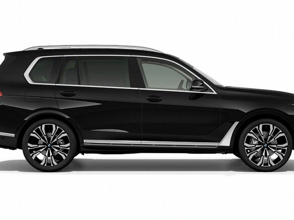 2025 BMW X7 40i I (G07) Рестайлинг, чёрный - вид 6