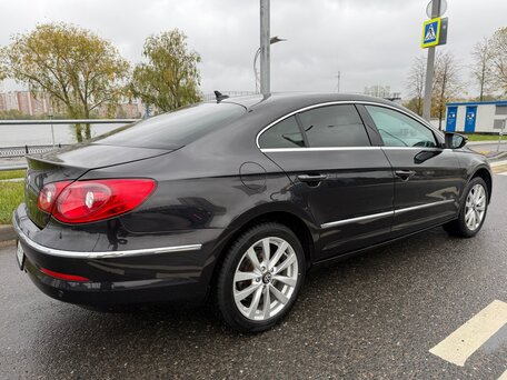2011 Volkswagen Passat CC I, чёрный, вид 2