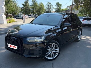 2016 Audi Q7 II (4M), чёрный, 3350000 рублей, вид 4