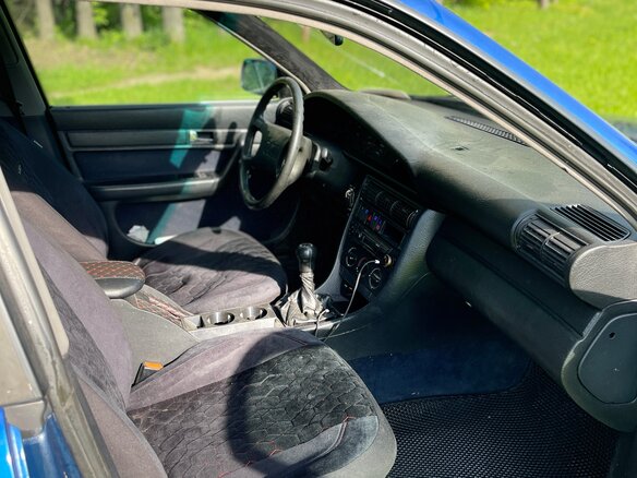 1992 Audi 100 IV (C4), синий - вид 13