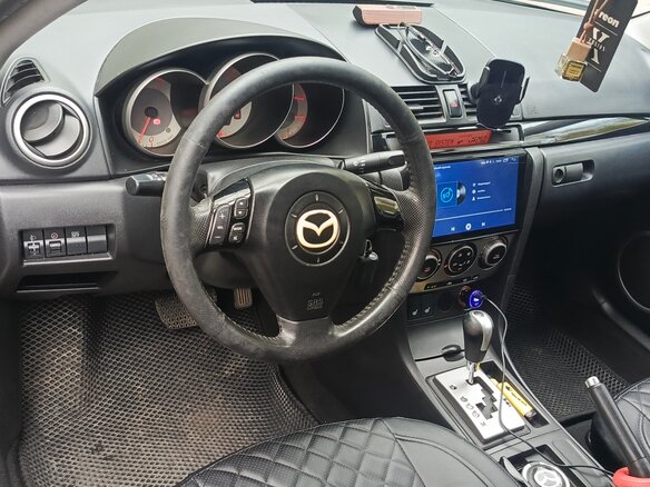 2007 Mazda 3 I (BK) Рестайлинг, чёрный, 500000 рублей - вид 6