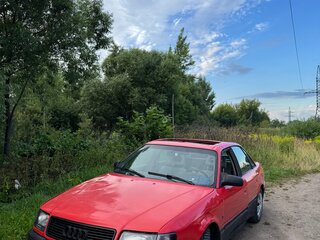 1991 Audi 100 IV (C4), красный, 140000 рублей, вид 4