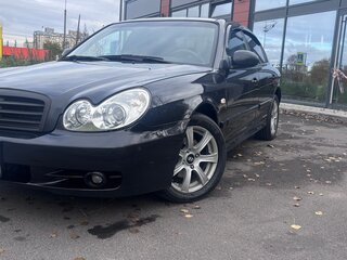 2008 Hyundai Sonata ТагАЗ IV (EF) Рестайлинг, чёрный, 300000 рублей, вид 1