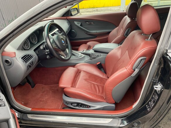 2004 BMW 6 серии 645i II (E63/E64), чёрный, 1800000 рублей - вид 15