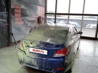2012 Hyundai Solaris I, синий, 560000 рублей, вид 4