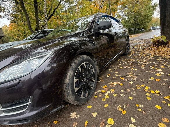2008 Mazda 6 II (GH), фиолетовый, 700000 рублей