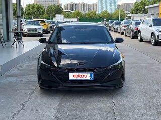 2022 Hyundai Elantra VII (CN7), чёрный, 1280000 рублей, вид 2