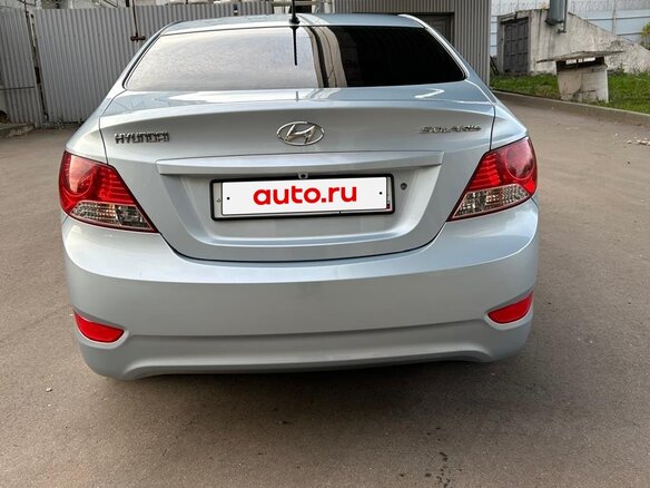2012 Hyundai Solaris I, голубой, 890000 рублей - вид 4