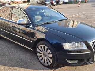 2008 Audi A8 Long II (D3) Рестайлинг 2, чёрный, 1270000 рублей, вид 2