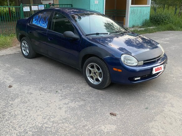 2000 Plymouth Neon, синий, 180000 рублей - вид 1