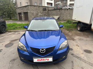 2007 Mazda 3 I (BK) Рестайлинг, синий, 430000 рублей, вид 2