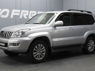 2007 Toyota Land Cruiser Prado 5-speed 120 Series Рестайлинг, серебристый, 2099000 рублей, вид 1