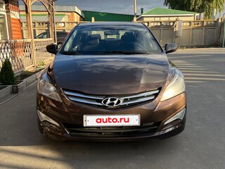 2015 Hyundai Solaris I Рестайлинг, коричневый, 1050000 рублей, вид 1