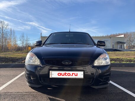 2011 Lada (ВАЗ) Priora I, чёрный, 350000 рублей, вид 4