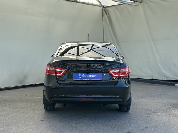 2015 Lada (ВАЗ) Vesta I, чёрный, 720000 рублей - вид 5